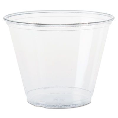 Dart Solo TP9R Ultra Clear 9 oz Squat Plastic Cold Cups - 1000 / Case