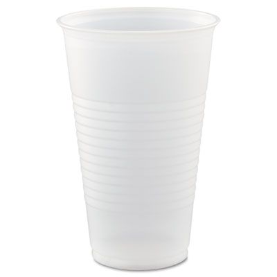 Dart Y16T 16 oz Conex Galaxy Plastic Cold Cups, Polysytrene, Translucent - 1000 / Case