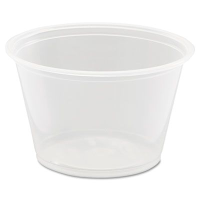 Dart 400PC 4 oz Conex Complements Portion / Medicine Cups, Polypropylene, Contact Clear - 2500 / Case