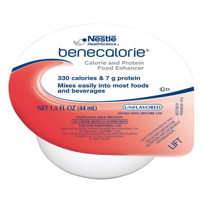 Nestle Healthcare Benecalorie Calorie and Protein Food Enhancer, Unflavored, 1.5 oz Cup - 24 / Case