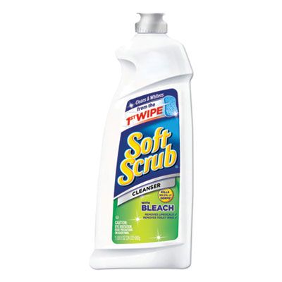 Dial 15519 Soft Scrub Cleanser with Bleach, 36 oz Bottle - 6 / Case
