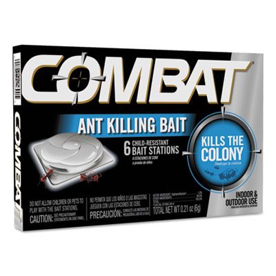 Dial 45901 Combat Ant Bait Station Insectiside, 0.21 oz - 72 / Case