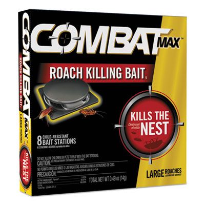 Dial 51913 Combat Roach Bait Insecticide, 0.49 oz Bait - 96 / Case