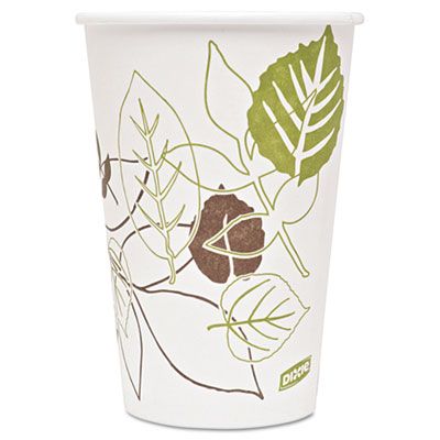 Dixie 2346PATH 16 oz Pathways Paper Hot Cups - 1000 / Case