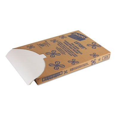 Dixie LO10 Greaseproof Liftoff Baking Pan Liners, 16-3/8" x 24-3/8", White - 1000 / Case