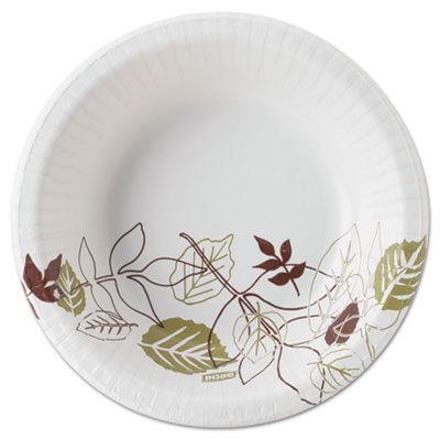 Dixie SX12PATH 12 oz Pathways Paper Bowls, Extra Heavy Weight - 1000 / Case