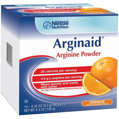 Arginaid Arginine Supplement Powder, Orange Flavor, .32 oz Packet - 14 / Case