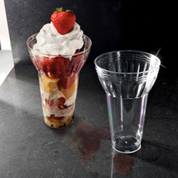 EMI Yoshi REPG12 12 oz Parfait Glass, Hard Plastic, Clear - 240 / Case