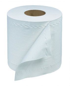 Essity RC530 Tork Universal Centerfeed Paper Hand Towels, 530 Sheets / Roll, 7.6" x 11.8", White - 6 / Case