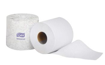 Essity TM1601A Tork Universal Toilet Paper, 2 Ply, Recycled, 500 Sheets / Standard Roll - 48 / Case