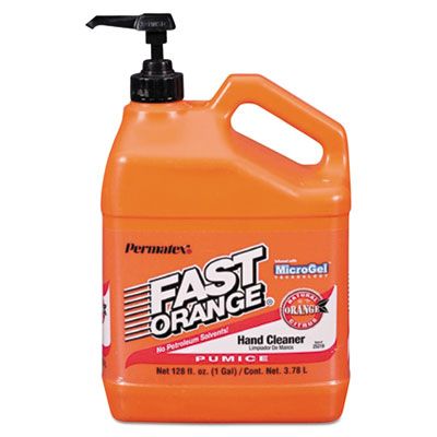 Fast Orange 25219 Pumice Hand Cleaner Cream, Citrus Scent, 1 Gallon Pump Bottle - 4 / Case