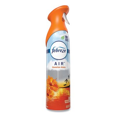 P&G 96260 Febreze Air Freshener, Hawaiian Aloha Scent, 8.8 Aerosol Spray - 6 / Case 