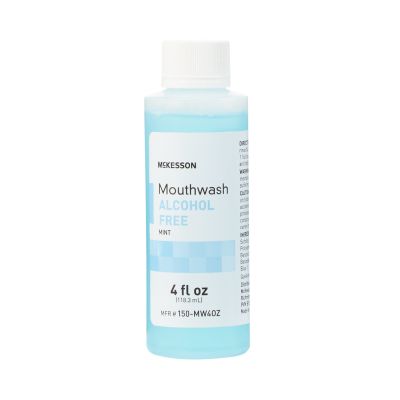 McKesson Mouthwash, Alcohol Free, Mint Flavor, 4 oz - 60 / Case