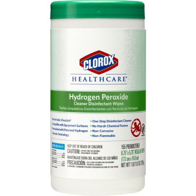 Clorox Healthcare Hydrogen Peroxide Cleaner Disinfectant Wipes - 930 / Case