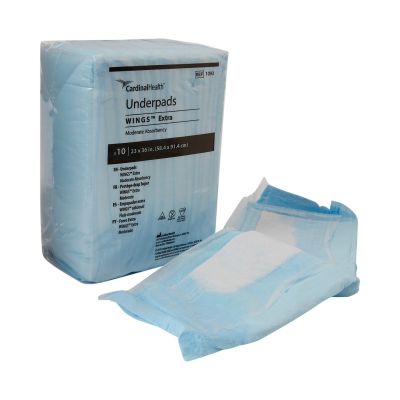 Cardinal Simplicity Extra Underpads, 23" x 36", Moderate Absorbency - 150 / Case