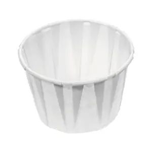 Genpak F200 2 oz Paper Portion Cups, White - 5000 / Case