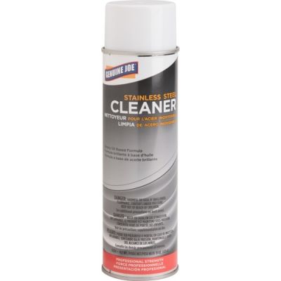Genuine Joe 02114 Stainless Steel Cleaner & Polish, 15 oz Spray - 12 / Case
