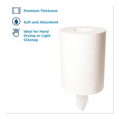 Georgia-Pacific 28125 SofPull Centerpull Paper Hand Towels, 275 Sheets / Roll, White - 8 / Case
