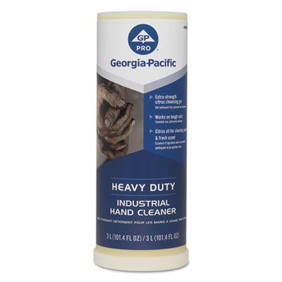 Georgia-Pacific 44627 Heavy Duty Industrial Hand Cleaner Gel, Citrus, 101.4 fl oz - 4 / Case