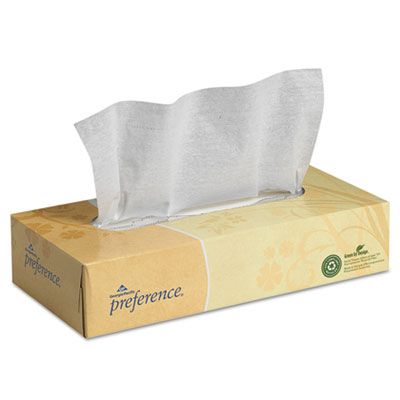 Georgia-Pacific 48100 2 Ply Facial Tissue, 100 Sheets / Flat Box - 30 / Case