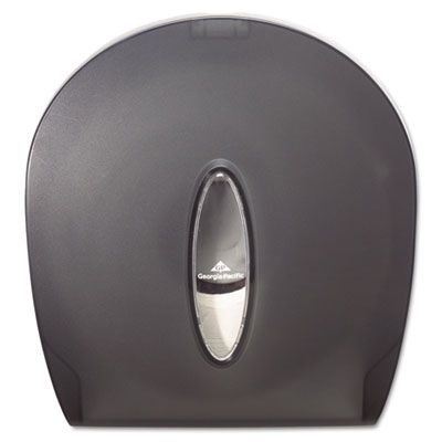 Georgia-Pacific 59009 Jumbo Jr. Roll Toilet Paper Dispenser, Translucent Smoke - 1 / Case