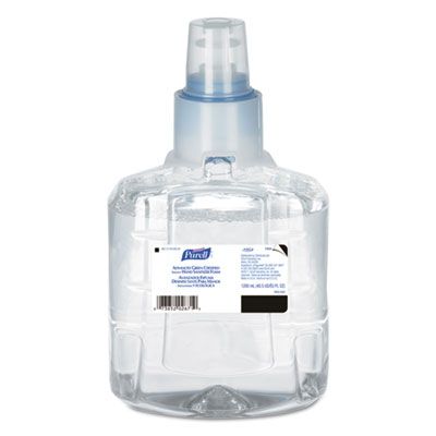 GOJO 190402 PURELL Advanced Instant Hand Sanitizer Foam, Green Certified, 1200 ml LTX-12 Refill - 2 / Case