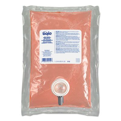 GOJO 2152 Spa Bath Body & Hair Shampoo, Rose, Herbal Scent, NXT 1000 mL Refill - 8 / Case