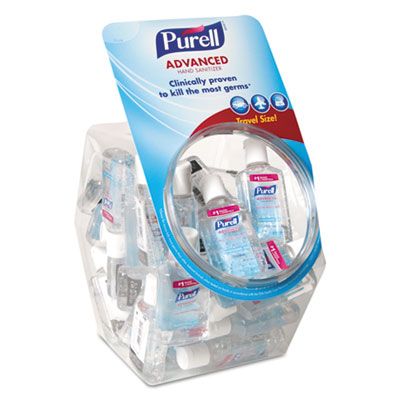 GOJO 390136BWL PURELL Advanced Instant Hand Sanitizer Gel, Alcohol, 1 oz Bottle - 36 / Case