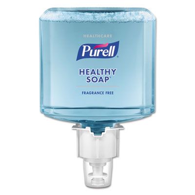 GOJO 507202 PURELL Healthcare Healthy Soap Gentle and Free Foam, ES4 1200 mL Refill - 2 / Case