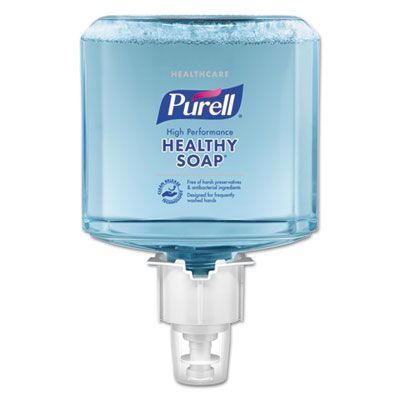 GOJO 508502 PURELL Healthcare Healthy Soap High Performance Foam, ES4 1200 mL Refill - 2 / Case