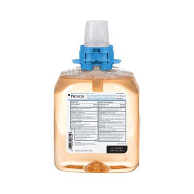 GOJO 518604 Provon Foaming Antibacterial Hand Soap with Moisturizers, Light Fruity Scent, 1250 ml Refill - 4 / Case