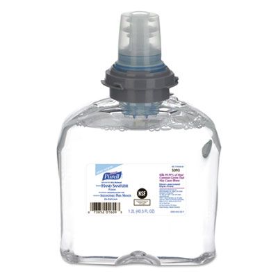 GOJO 539302 PURELL Advanced E3-Rated Instant Hand Sanitizer Foam, TFX Touch Free 1200 mL Refill - 2 / Case