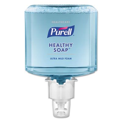 GOJO 647202 PURELL Healthcare Healthy Soap Gentle and Free Foam, ES6 1200 mL Refill - 2 / Case