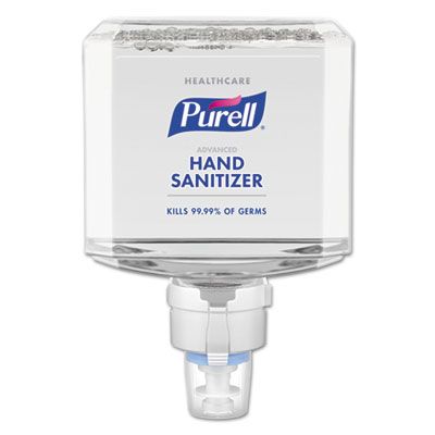 GOJO 775302 PURELL Healthcare Advanced Hand Sanitizer Foam, ES8 1200 mL Refill - 2 / Case