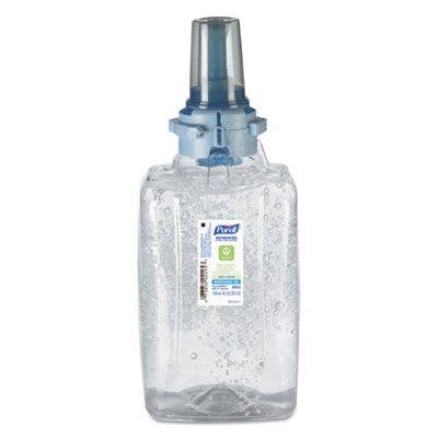 GOJO 880303 PURELL Advanced Instant Hand Sanitizer Gel, Green Certified, 1200 ml ADX-12 Refill - 3 / Case