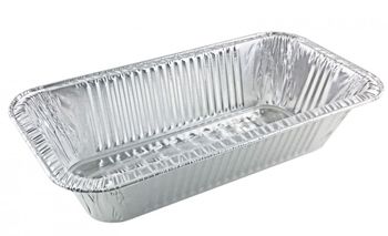 HFA 4035-40-200 Handi-foil 1/3 Size Aluminum Foil Steam Table Pans, Deep, 64 oz - 200 / Case