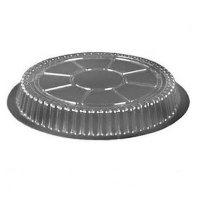 HFA 2046DL-500 Dome Lid for Handi-foil 9" Aluminum Foil Carryout Containers, Clear Plastic - 500 / Case