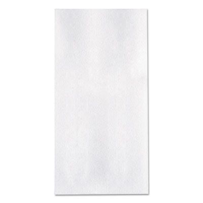 Hoffmaster 66038 Linen-Like Dinner Napkins, 1/8 Fold, White - 300 / Case