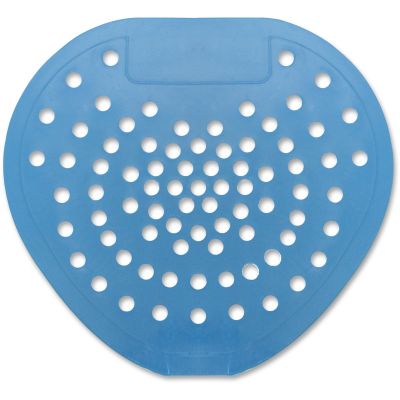Hospeco 3904 Vinyl Urinal Screens, Mint Scent, Blue - 12 / Case