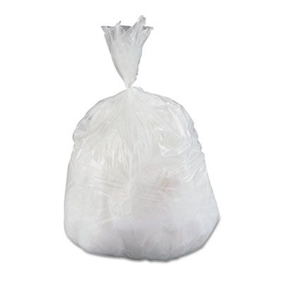 Inteplast EC171806N 4 Gallon Garbage Bags / Trash Can Liners, 6 Mic, 17" x 18", Clear - 2000 / Case