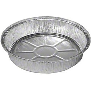 JIF-FOIL 8075 7" Round Aluminum Foil Pans, 24 oz - 500 / Case
