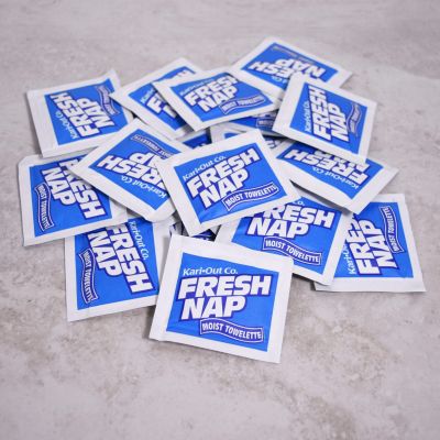 Fresh Nap Hand Wipes, Lemon Scent, 4.5" x 6.25", Individual Packets - 1000 / Case 
