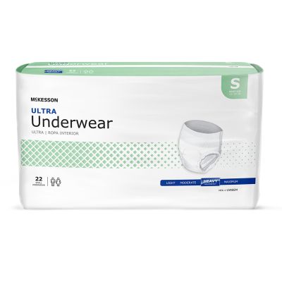 McKesson Ultra Pull-Up Underwear, Small (25-32 in.), Heavy - 88 / Case