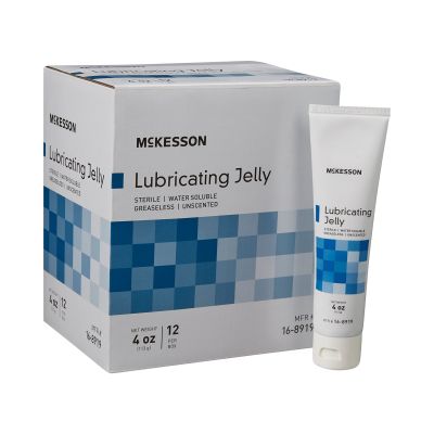 McKesson Lubricating Jelly, 4 oz Flip Top Tube - 12 / Case