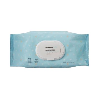 McKesson WPWBABY72U Baby Wipes, Aloe & Vitamin E, Unscented - 864 / Case
