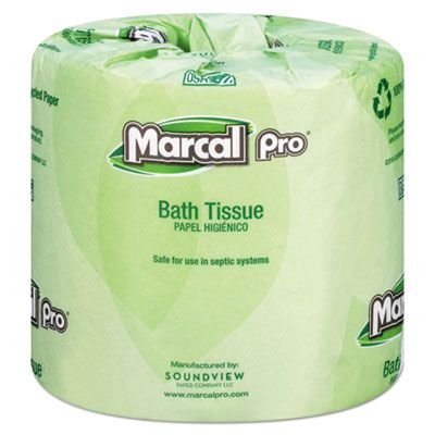 Marcal Paper 3001 Toilet Paper, 2 Ply, Recycled, 240 Sheets / Standard Roll - 48 / Case