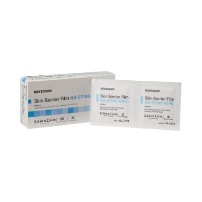 McKesson Skin Barrier Film, No-Sting, Sterile - 2500 / Case