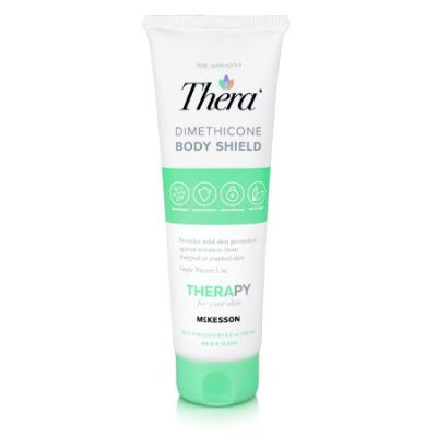 McKesson Thera Dimethicone Body Shield Cream, Scented, 4 oz Tube - 12 / Case