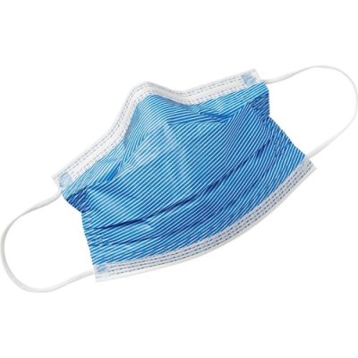 Medline CUR812S Curad Medical-Grade Face Masks, Earloop Style, Blue / White - 10 / Case