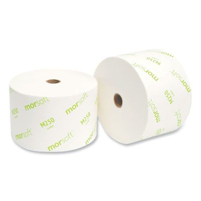 Morcon M250 Mor-Soft Small Core Toilet Paper, 2 Ply, 1250 Sheets / Roll - 24 / Case